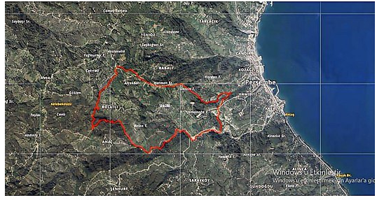 ORDU PERŞEMBE BOLATLI SATILIK KÖŞE PARSEL 435 M2 ARAZİ